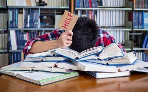 frustrated student on college application
