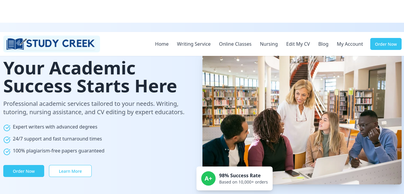 STUDY CREEK - Academic Services & Educational Support
