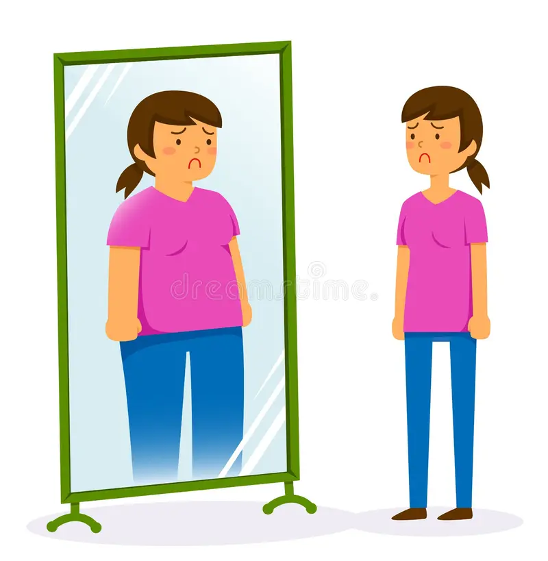 distorted image representing health disorders