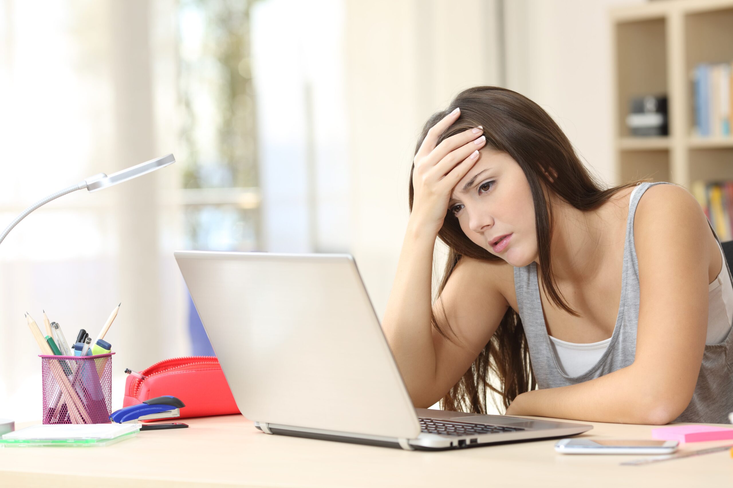 stressed student