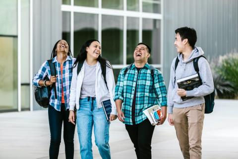 happy students