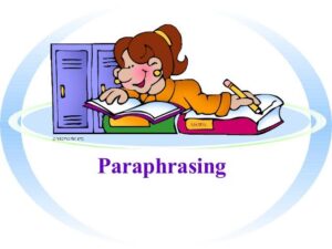 Professional Paraphrasing Services